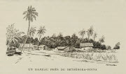 Un hameau près du Betséboka-Boina / M.C. Mayor [del.]. - Paris : Société des Missions évangéliques, 1933. - 1 dess. (ill. de livre) : grav., en noir ; 6,5 x 11 cm (im.), 25 x 16 cm (f.).<br />
Dans : "Un petit continent : Madagascar" / H. Rusillon.....