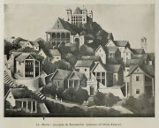 Le "Rova". Acropole de Tananarive / Photograv. Daubier. - Tananarive : U. Faurec et J. Bichelberger, 1939 (Tananarive : Impr. Industrielle). - 1 impr. photoméc. (ill. de périodique) : reprod. peint. d'Urbain-Faurec, n. et b. ; 15,5 x 19 cm (im.), 27 x 2...