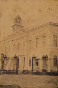 Saint-Denis : Hôtel de Ville / [Non identifié]. - [La Réunion], [1870-1875]. - 1 photogr. pos. : papier albuminé ; 23 x 15,5 cm.