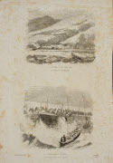 1. St-Denis Ile Bourbon = 1. S. Dionisio Isla Borbon ; 2, Débarcadère de St-Denis = 2. Desembarcadero de S. Dionisio / de Sainson del.. - [Paris], [ca 1840]. - 1 est. : grav. sur cuivre ; 28 x 19,5 cm (f.).